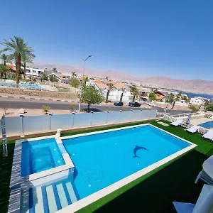 וילה With Heated Pool And Jacuzzi Sea View 300m Front Of The, אילת